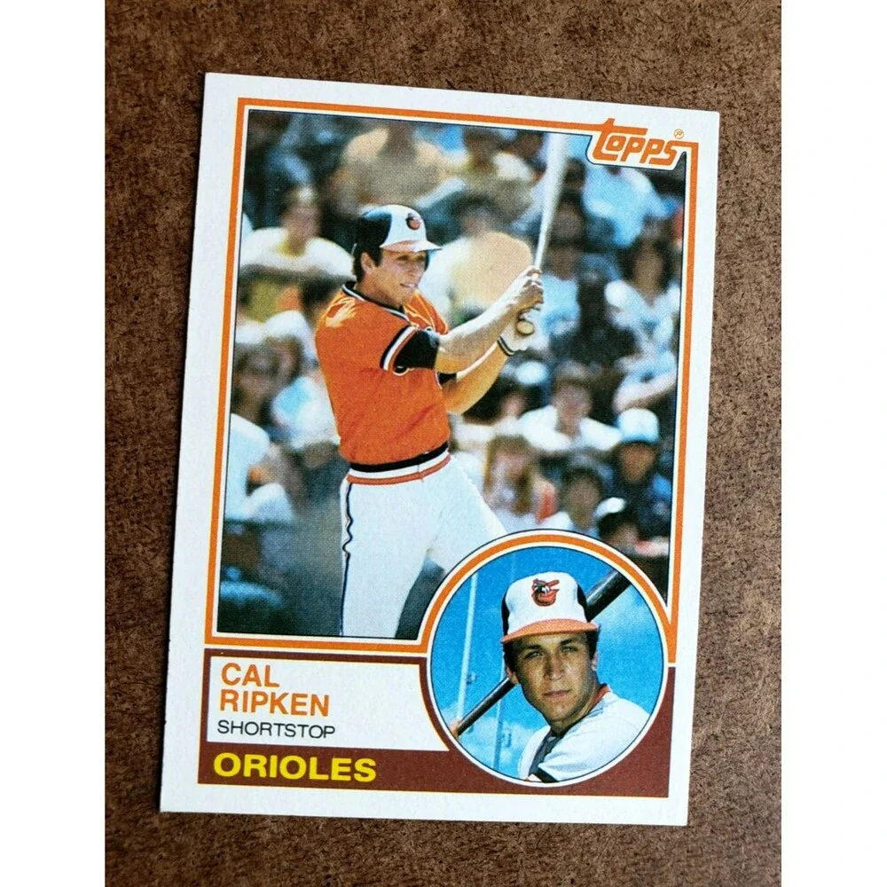 VTG 1983 Topps CAL RIPKEN JR. MLB Baseball #163 2nd YEAR Baltimore ORIOLES H.O.F